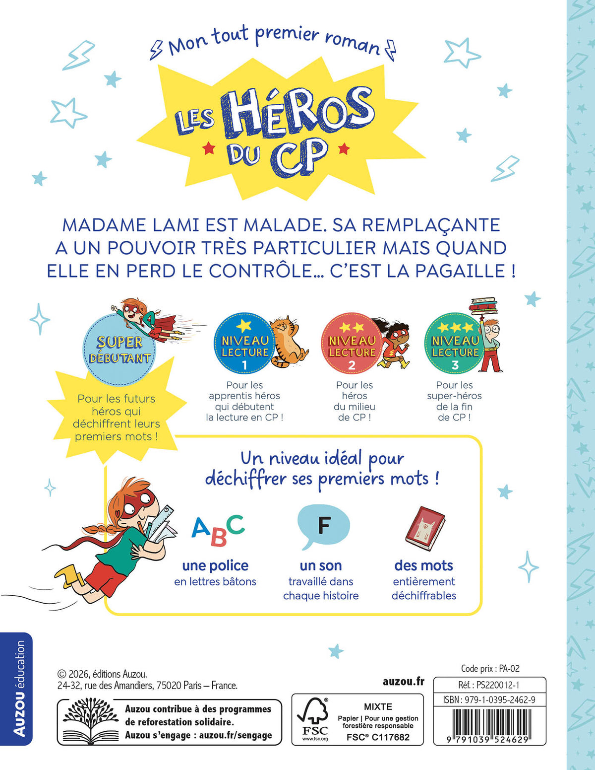 Pagaille à l’école ! – Les héros du CP – Super débutant – Auzou