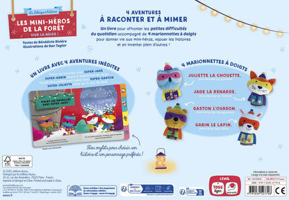 Coffret marionnettes à doigts #Les mini-héros de la forêt - Vive la neige !