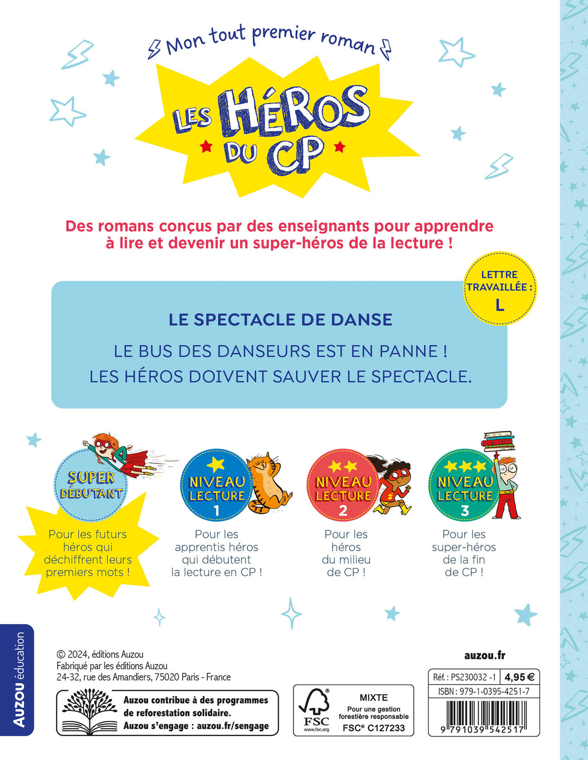 Le spectacle de danse – Les héros du CP – Super débutant – Auzou