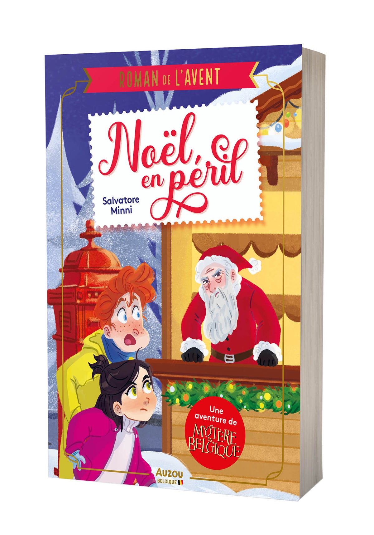 Mystère en belgique - Noël en péril - Un roman de l'avent ! - Auzou