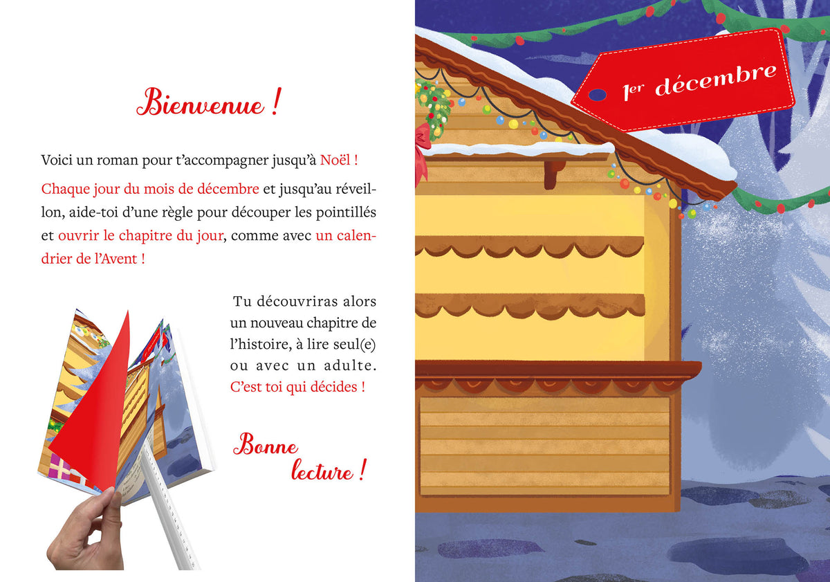 Mystère en belgique - Noël en péril - Un roman de l'avent ! - Auzou
