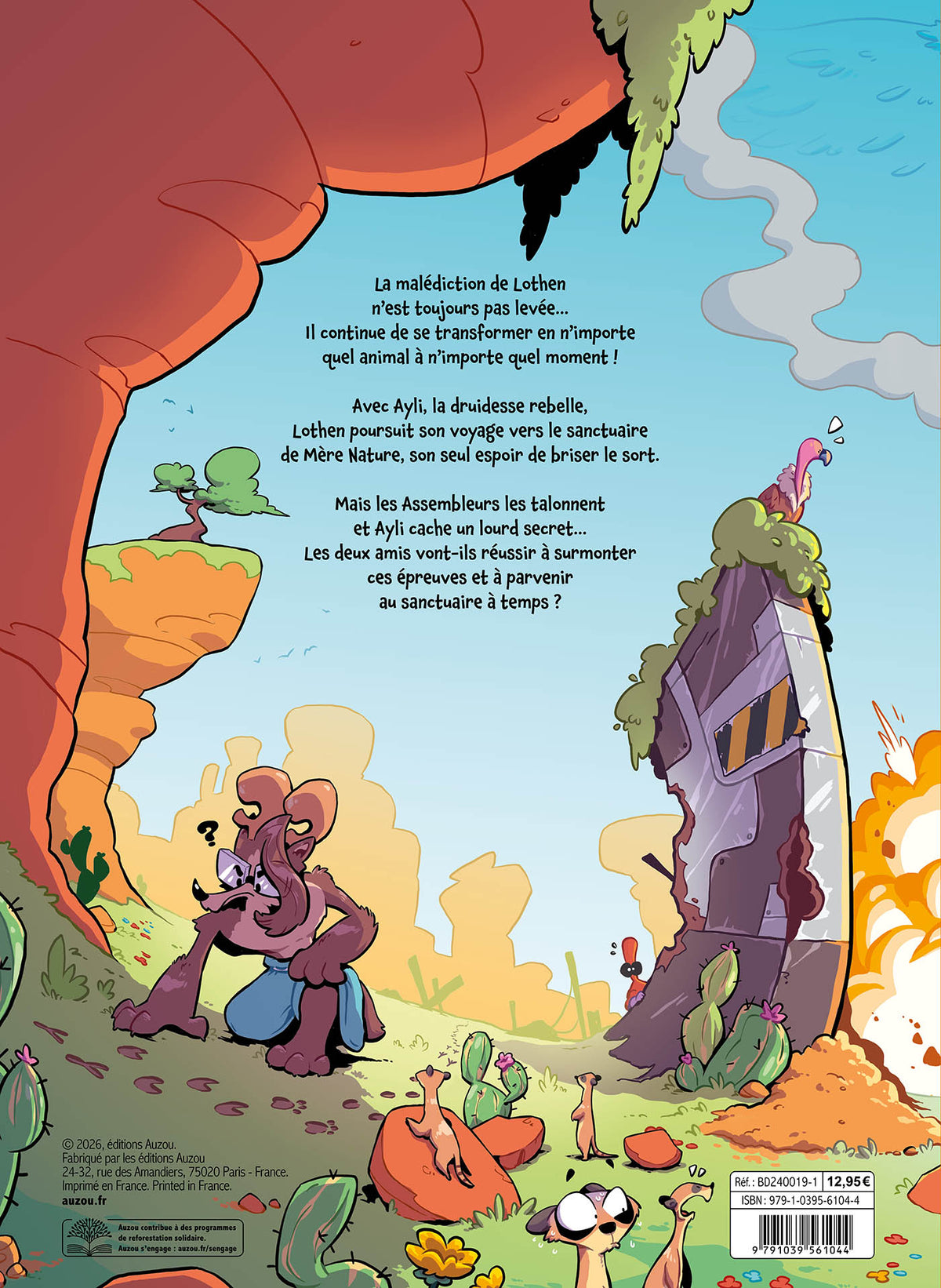 Lothen – Tome 2 : Sur les traces de Mère Nature – BD Auzou