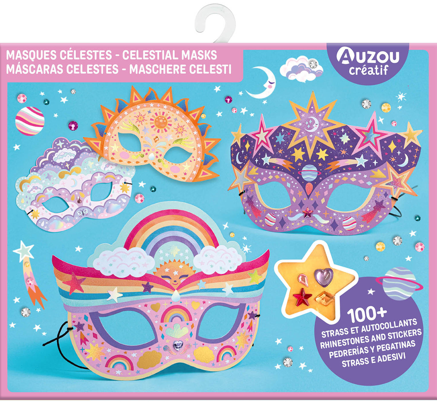 MA POCHETTE D'ARTISTE - MES MASQUES CÉLESTES - AUZOU
