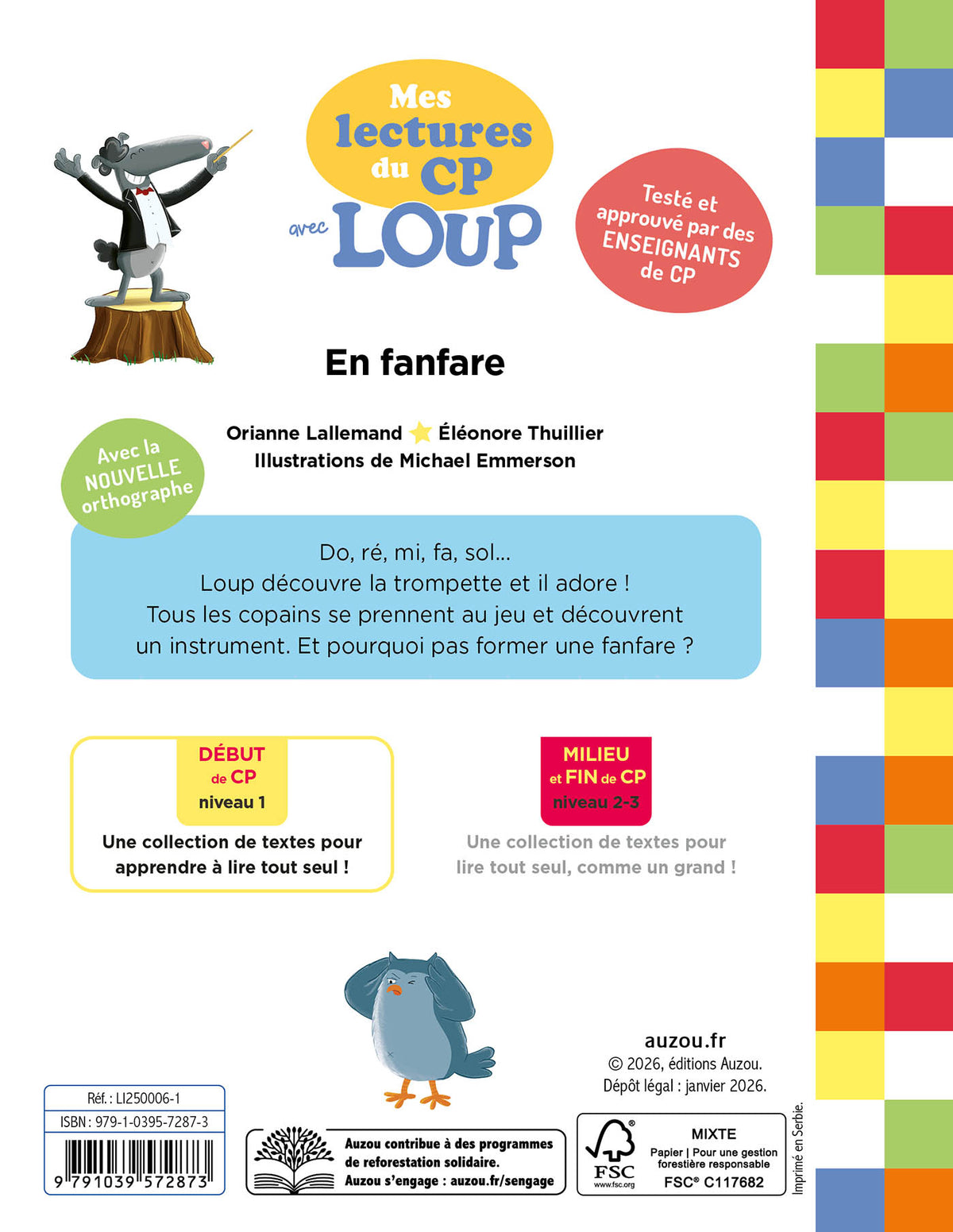 En fanfare ! – Mes lectures du CP avec Loup – Niveau 1 – Auzou