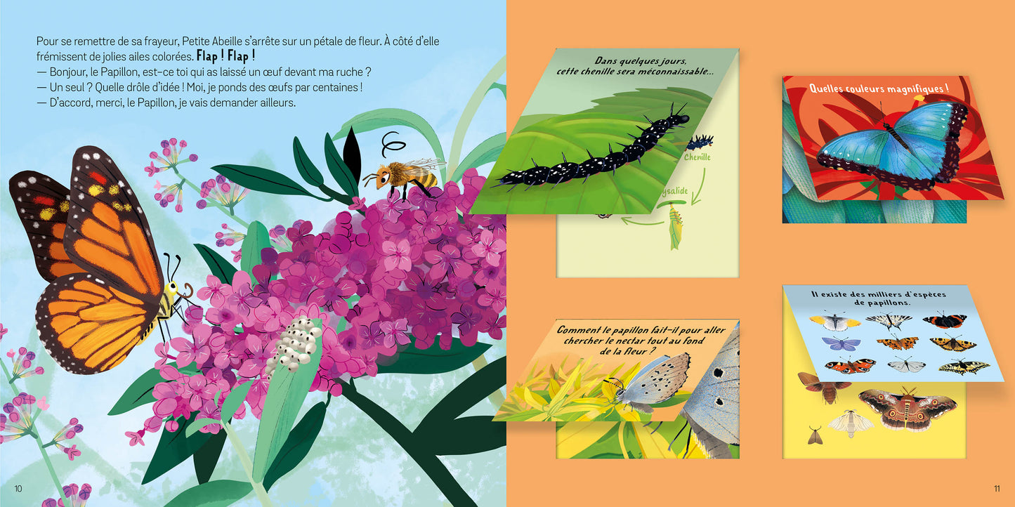 PETIT LUDOC - SOULÈVE LES FLAPS : LES ANIMAUX DU JARDIN - Auzou