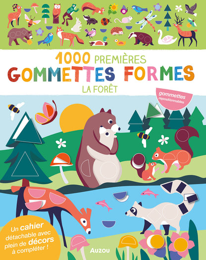 1000 premières gommettes formes forêt – Mes tout premiers autocollants – Auzou