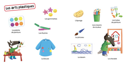 Mes 100 mots de l'école - P'tit Loup - Livre Auzou