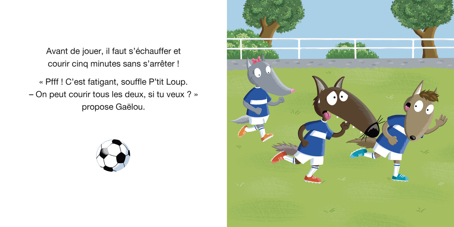 P'tit loup joue au foot - Livre Auzou