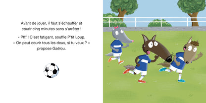 P'tit loup joue au foot - Livre Auzou