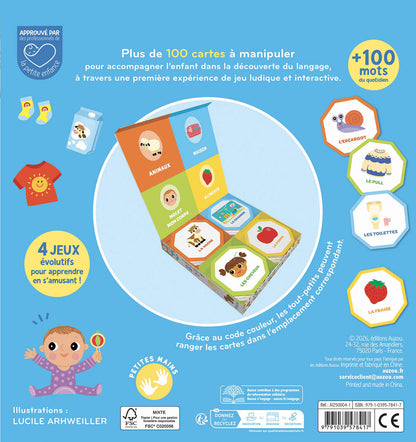 Mes 100 premiers mots – Coffret de cartes dès 12 mois – Auzou