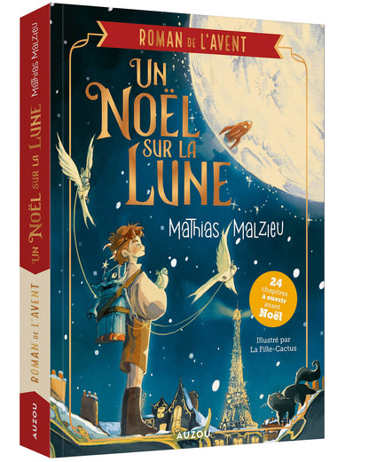 Roman de l'avent - Un noël sur la lune - Auzou