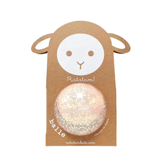 Petit ballon bulle 10cm rose #mouton