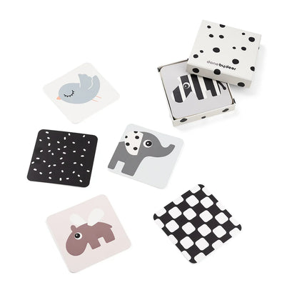 Cartes aux motifs contrastés lot de 10 - Deer friends - Multicolore- Done by Deer