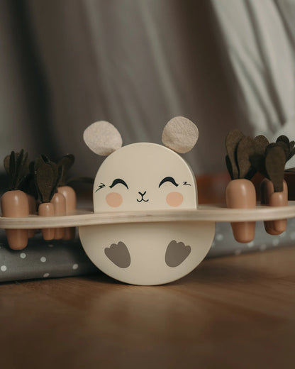 Balance lapin - Puzzle en bois - Mrs Ertha