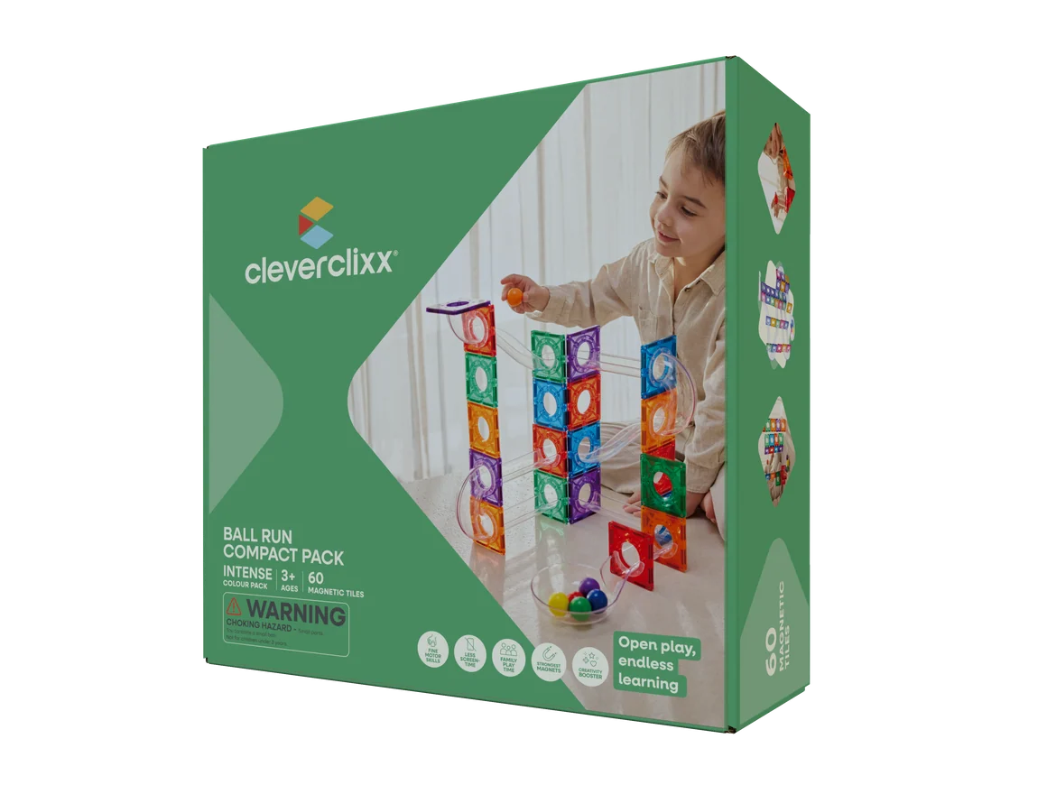 Ball Run Compact Pack Intense | 60 Pieces - Cleverclixx