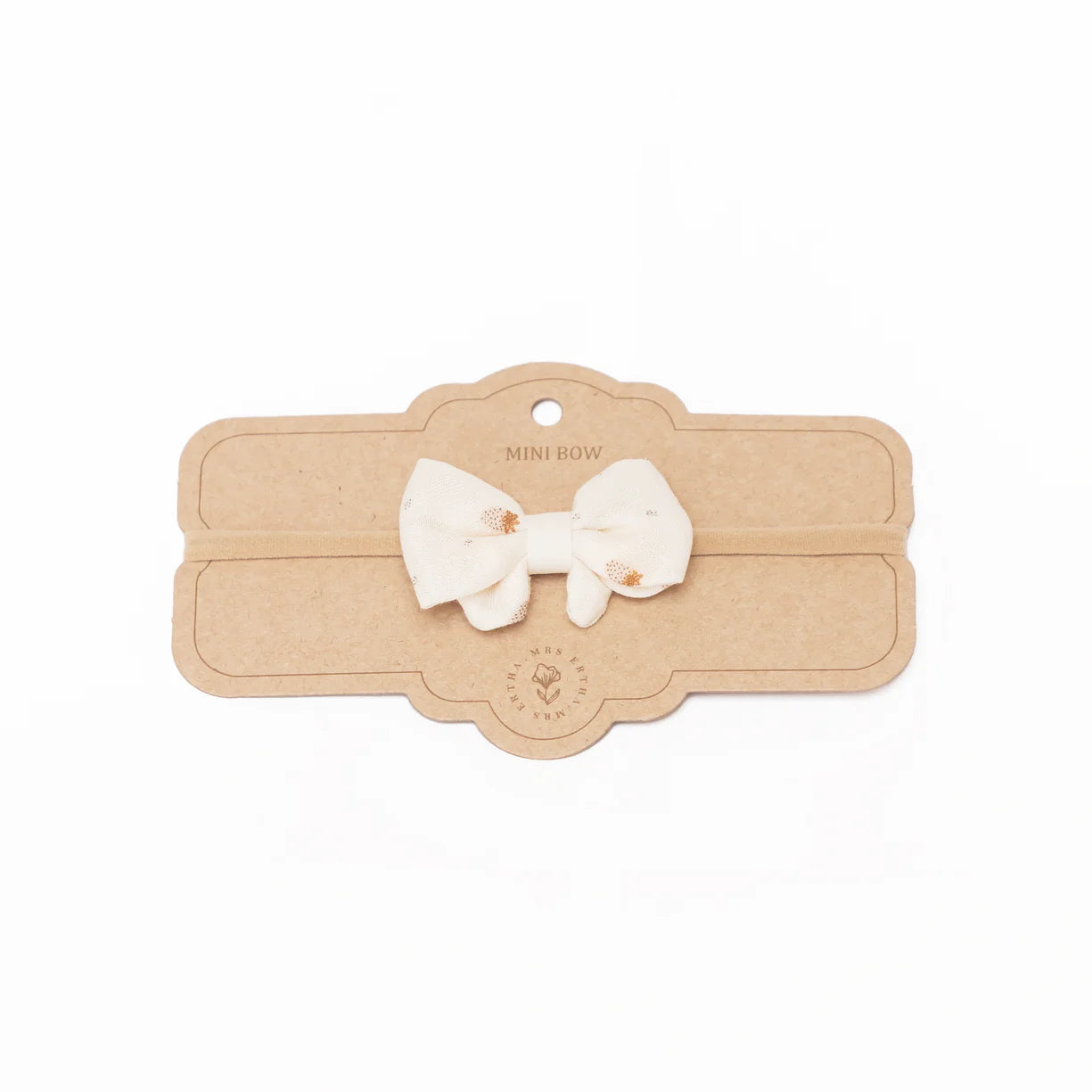 Bandeau Petit Noeud - Ambiance Fraises - Mrs Ertha