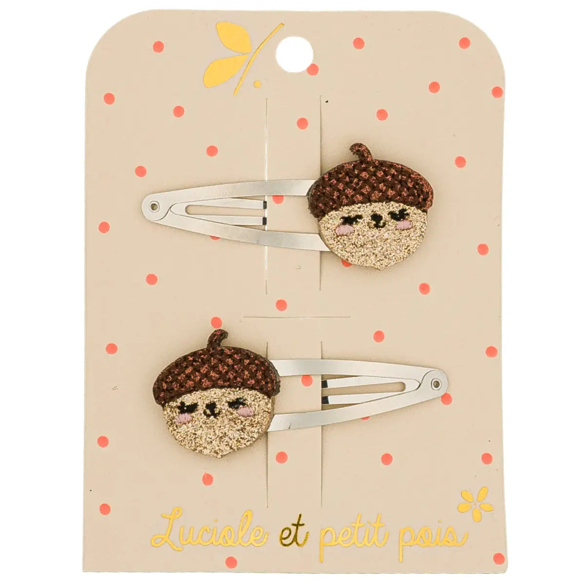 Barrettes Fernand le Gland - Luciole et Petit Pois