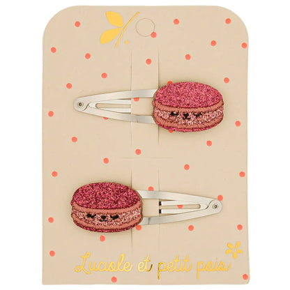 Barrettes Ninon le Macaron - Luciole et Petit Pois