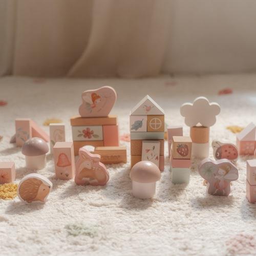 Blocs de construction en bois Fairy Garden - Little Dutch