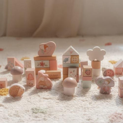 Blocs de construction en bois Fairy Garden - Little Dutch