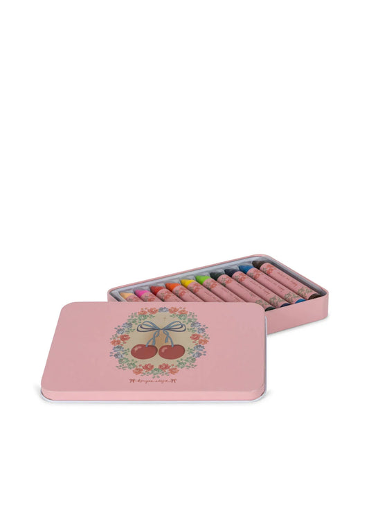 Boite de 10 crayons Cerise Bow - Konges Sløjd