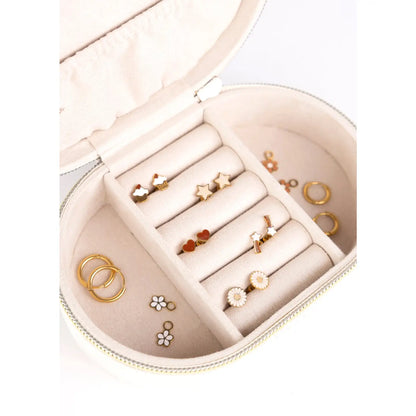 Boîte à Bijoux Aura - Broderie Marguerite - Mrs Ertha