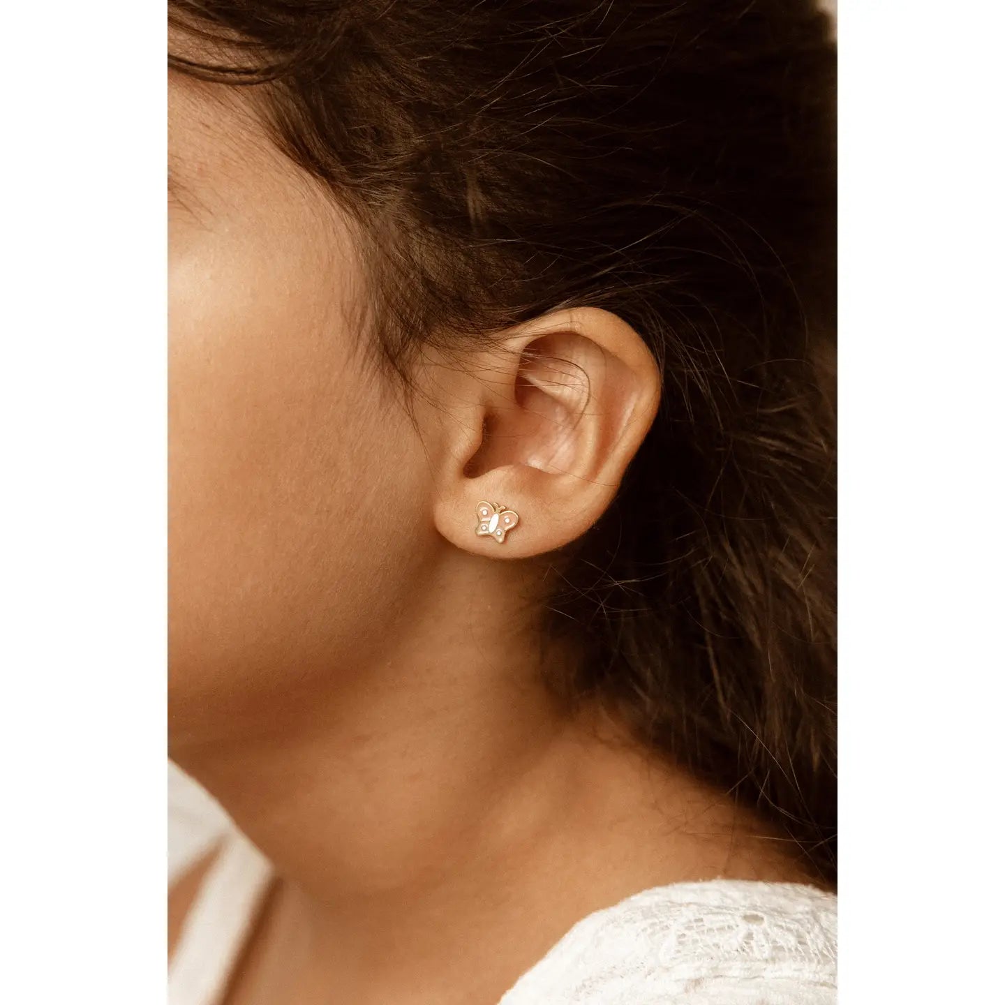 Boucles d'oreilles clous - Petit Papillon - Mrs Ertha