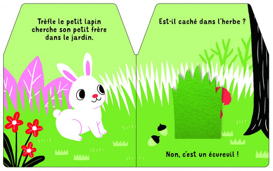 Cache-cache petit lapin -  Livre Nathan