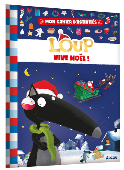 Mon cahier d'activités loup #Vive noël ! Auzou