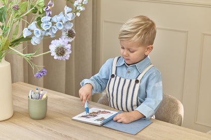 Cahier de coloriage à l'eau Jim  Véhicules - Little Dutch