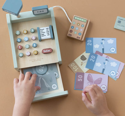 Caisse enregistreuse en bois - Little Dutch