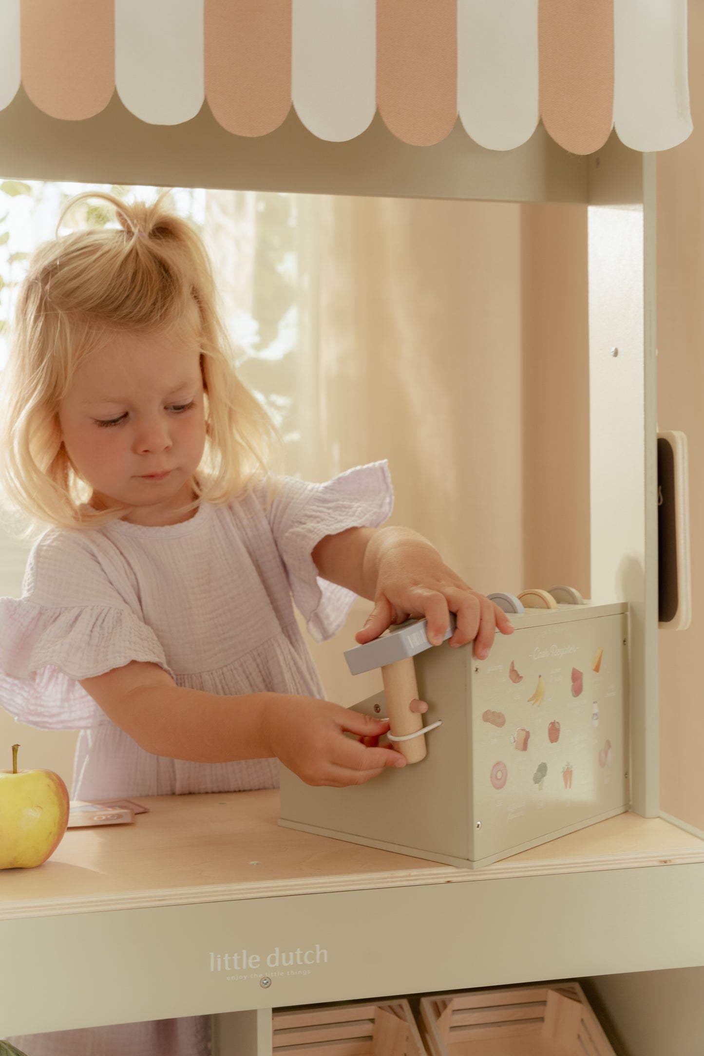 Caisse enregistreuse en bois - Little Dutch