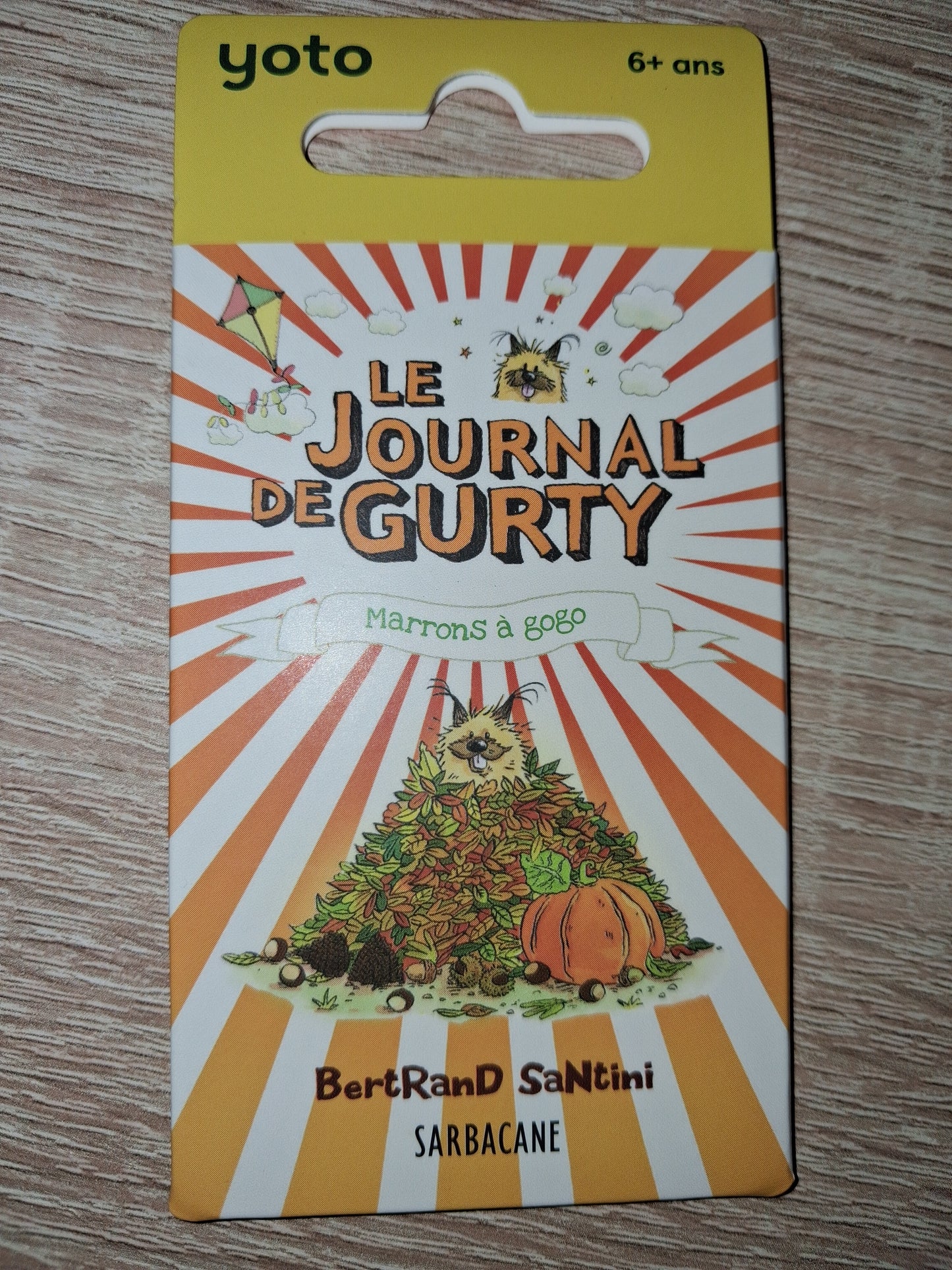 Carte Yoto #Le journal de Gurty : Le journal Gurty "Marrons a gogo"