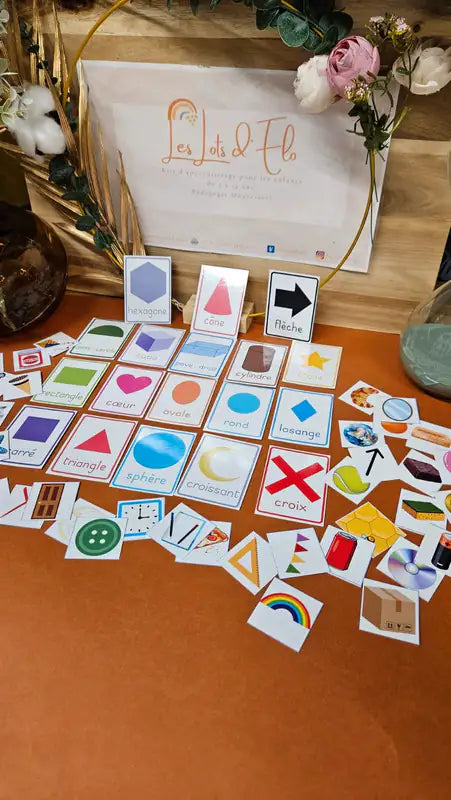 Cartes Les formes géométriques -  Les lots d'Elo