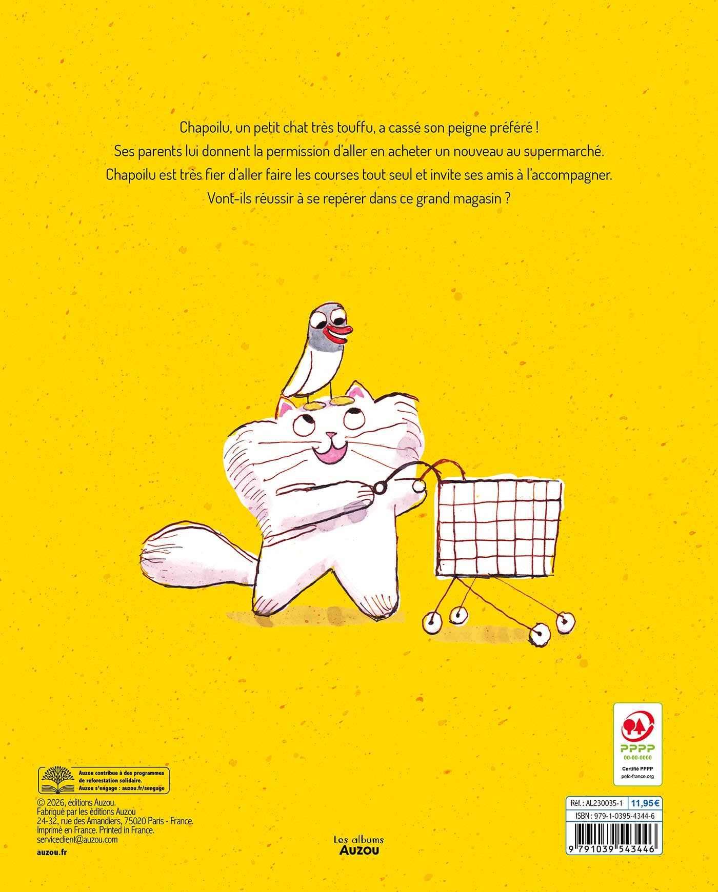 Chapoilu et le supermarché des bons amis - Livre Auzou