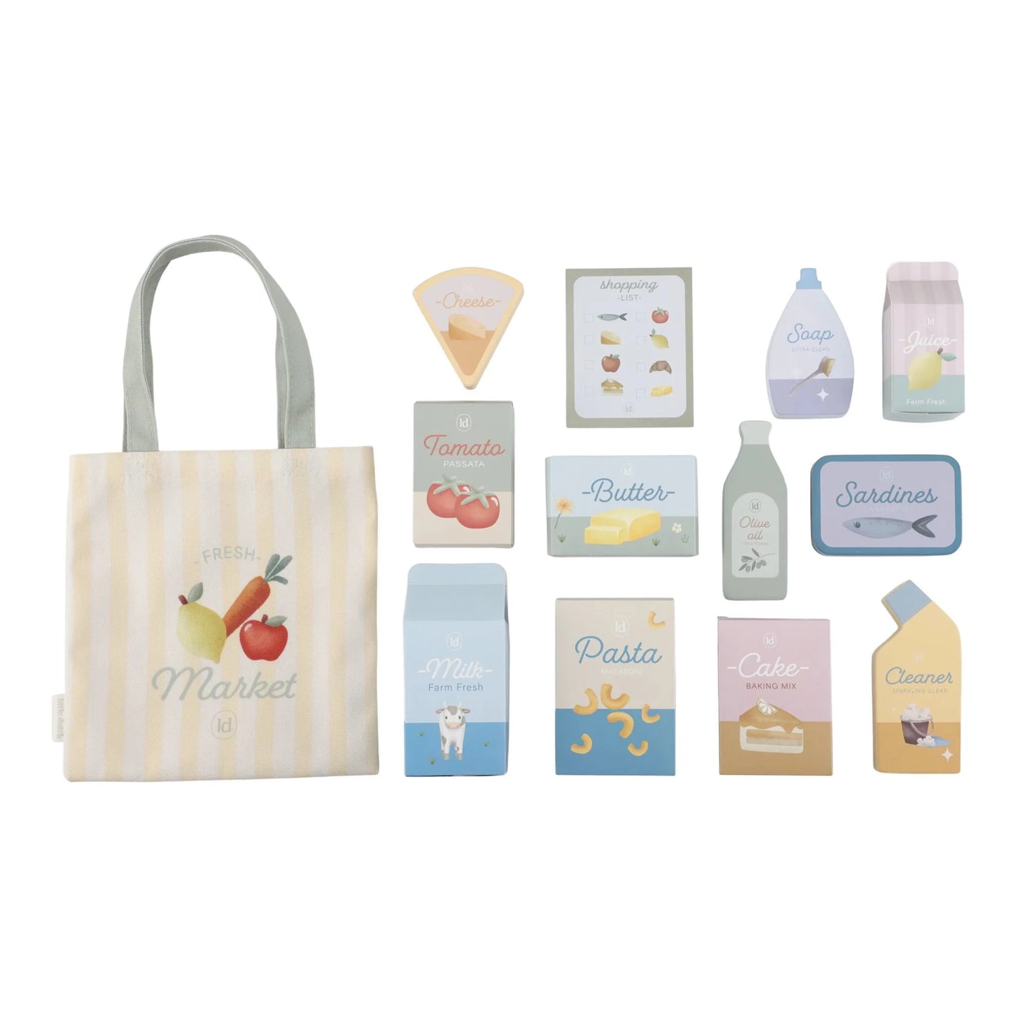 Chariot de courses en bois - Little Dutch