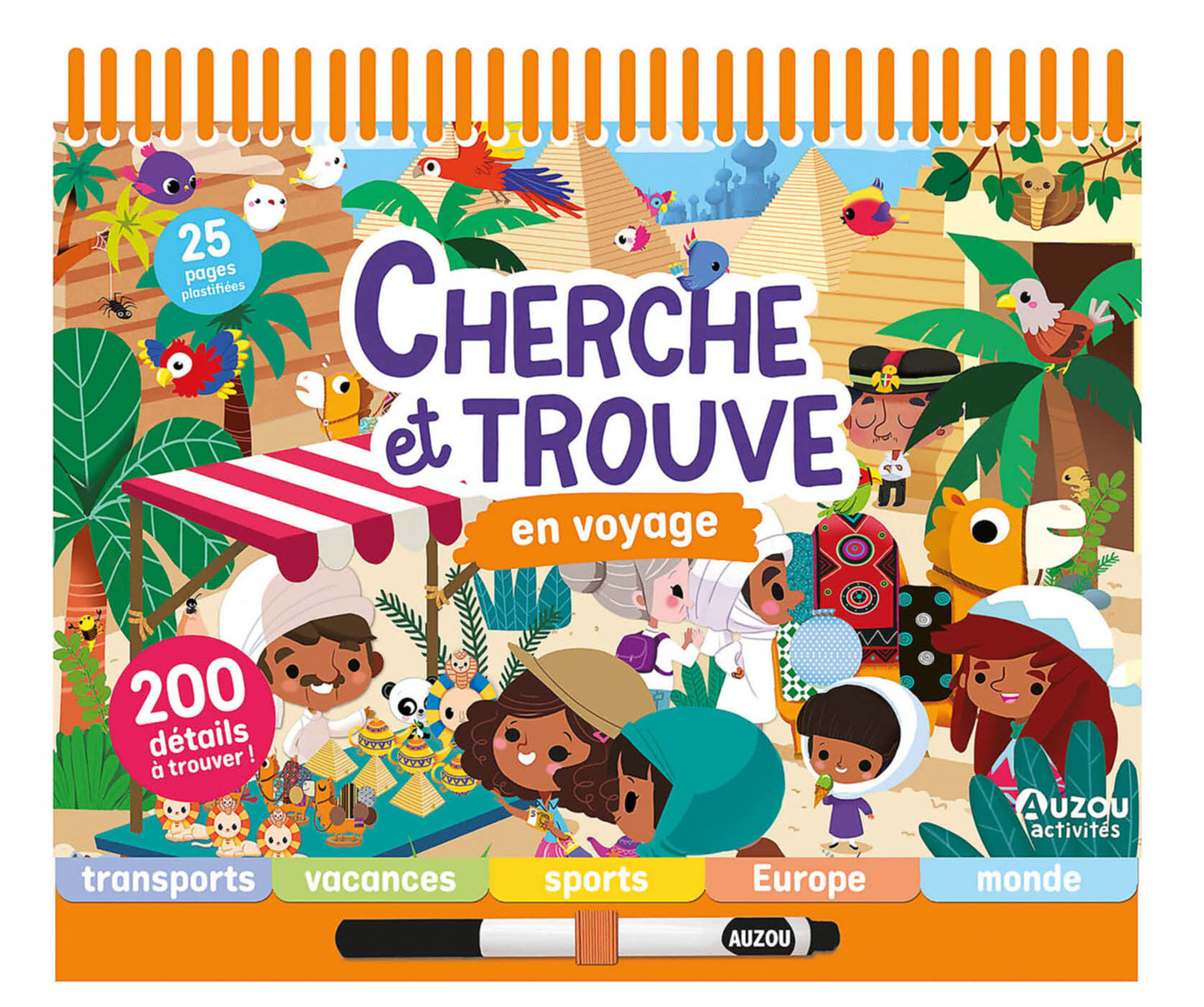 Bloc-notes cherche et trouve - En Voyage - Auzou