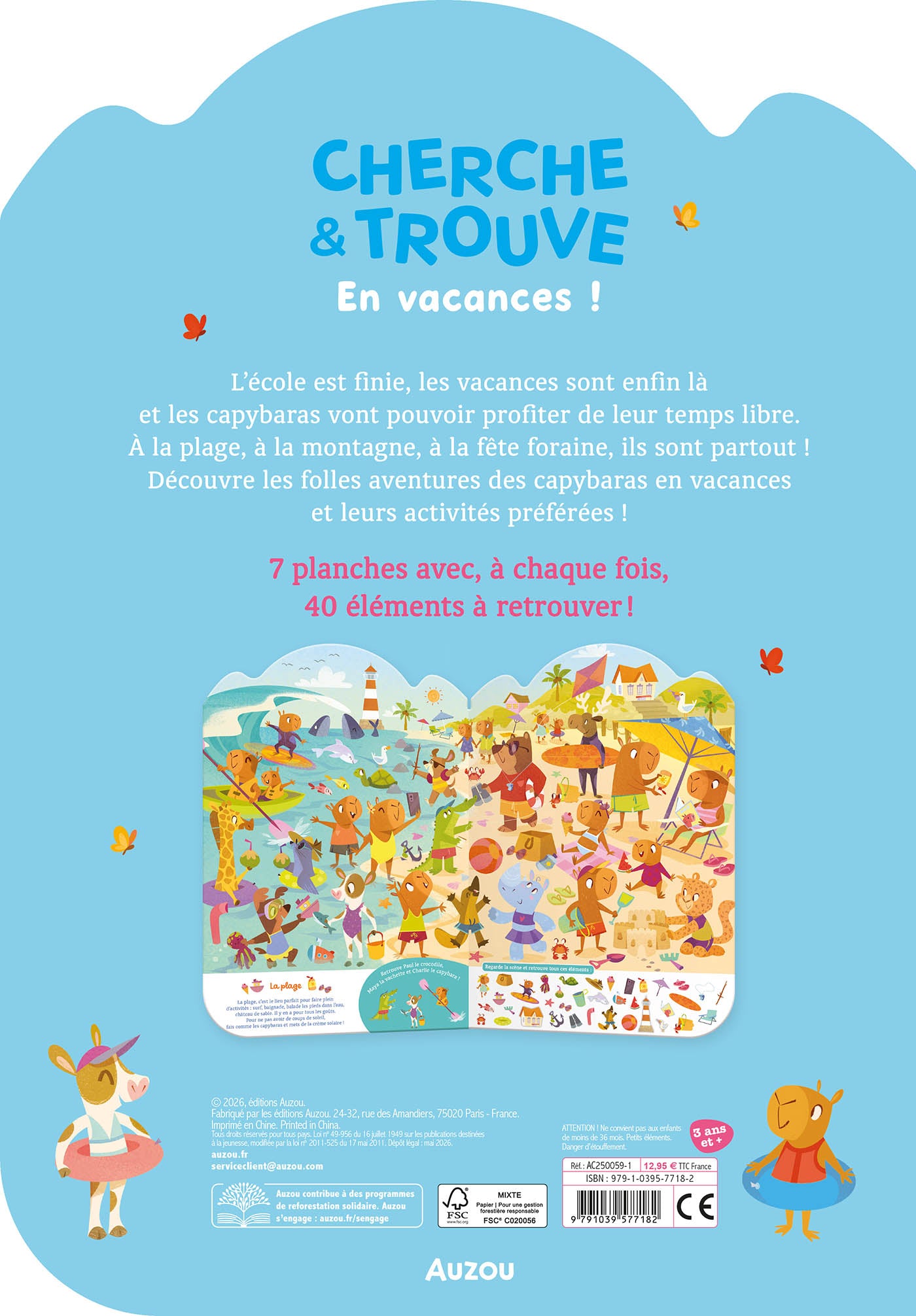 Cherche et trouve en vacances ! - Auzou