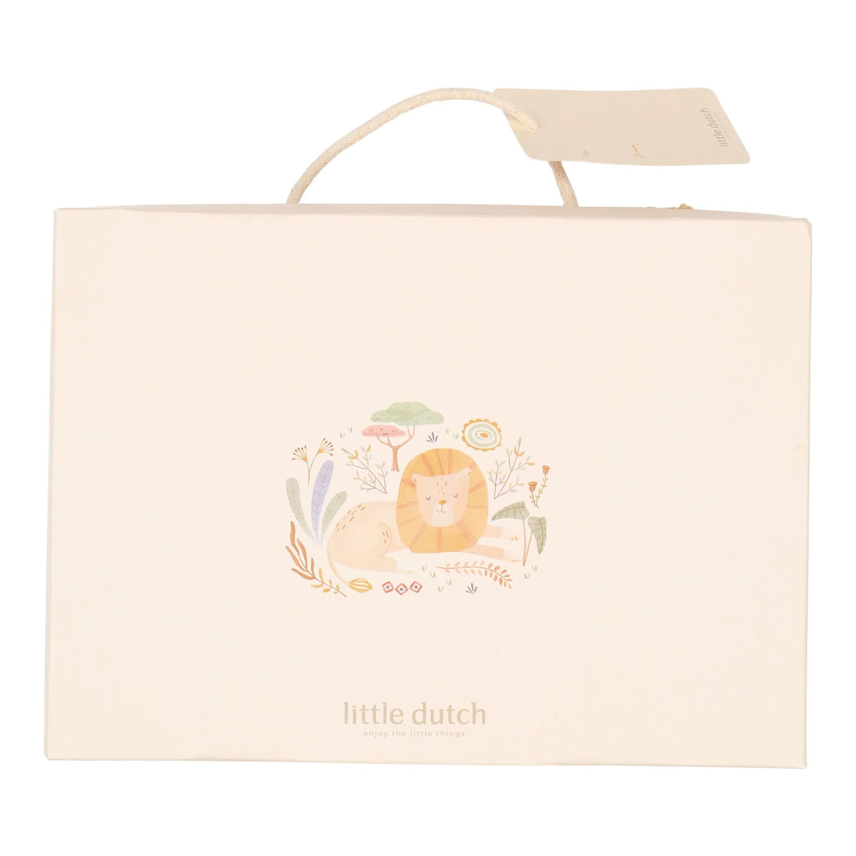 Coffret cadeau: Cape de bain et Gant de toilette - Lion