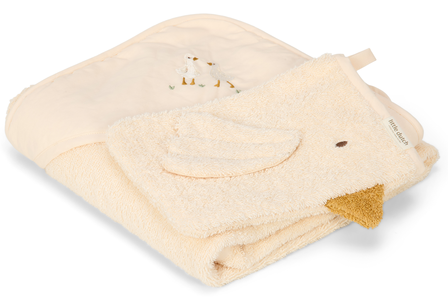 Coffret cadeau: Cape de bain et Gant de toilette - Little Goose