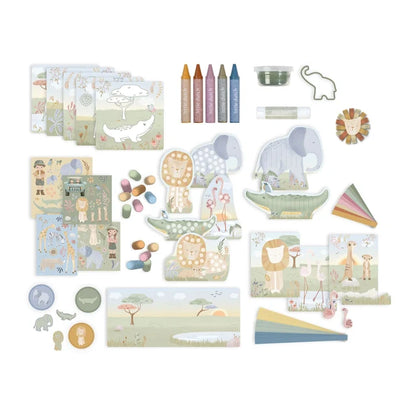 Coffret créatif Safari dès 3 ans | Little Dutch