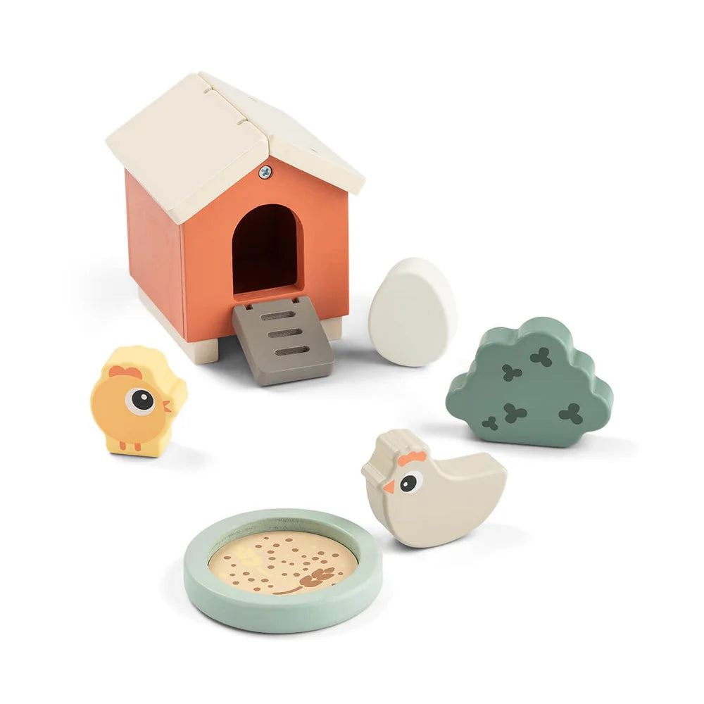 Coffret de jeu tiny farm - Clucky - Done by Deer