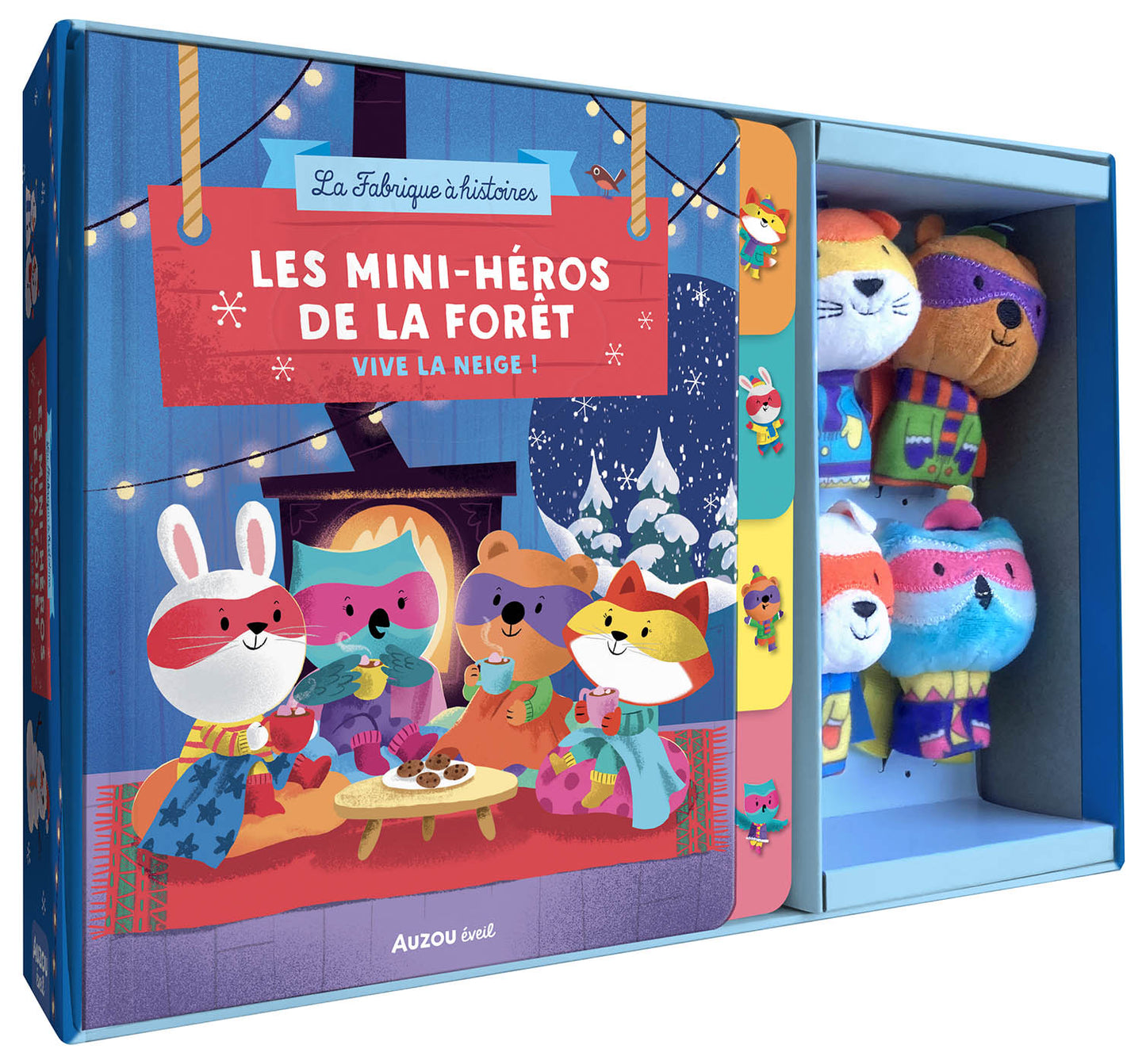 Coffret marionnettes à doigts #Les mini-héros de la forêt - Vive la neige !