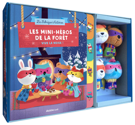 Coffret marionnettes à doigts #Les mini-héros de la forêt - Vive la neige !