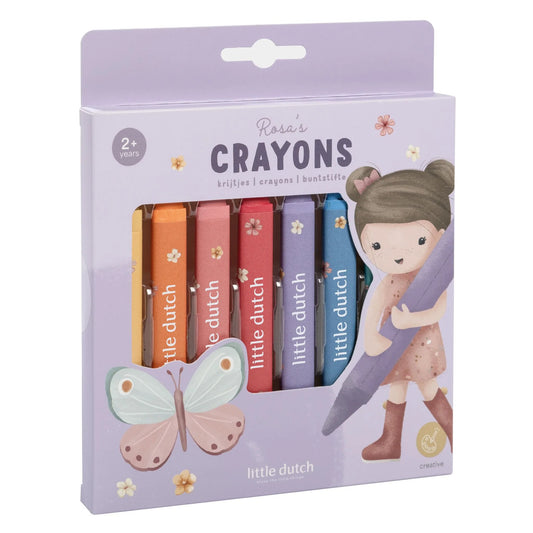 Crayon de cire - Rosa - Little dutch