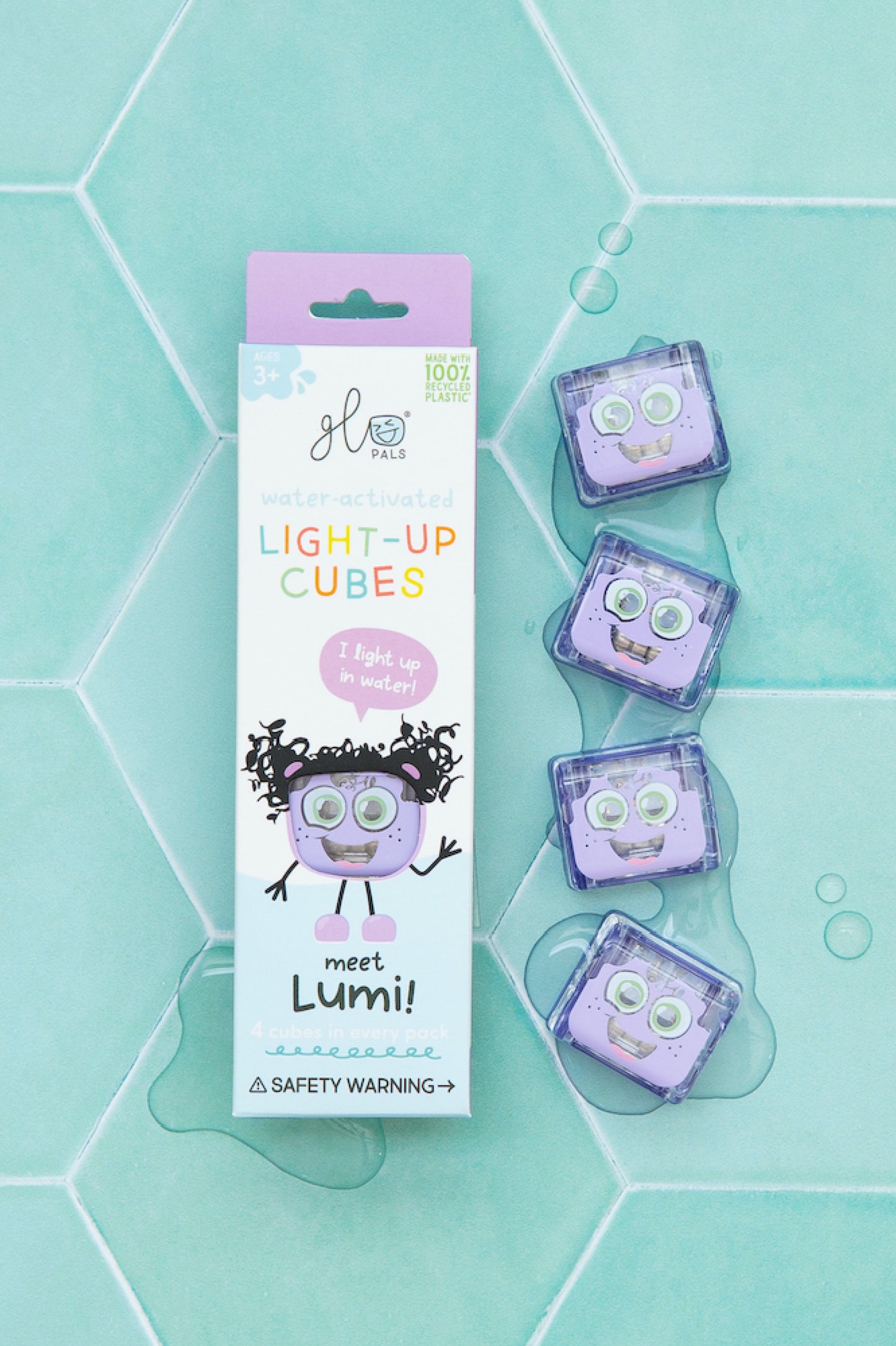 Lumi cubes lumineux #violet