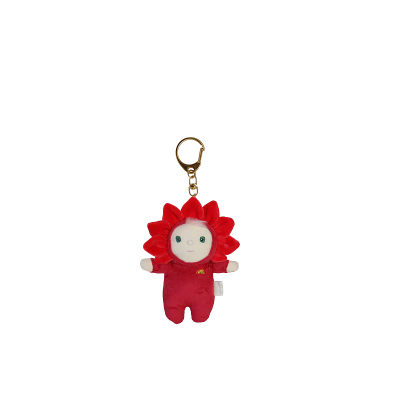 Porte clés Dinky Charm - Rose - Olli Ella