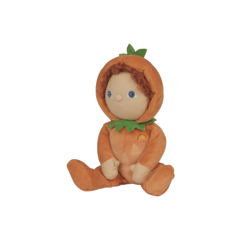 Dinky Dinkum Doll  #Jack O'Lantern  Orange
