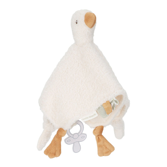 Doudou carré Oie |Newborn | Little Dutch