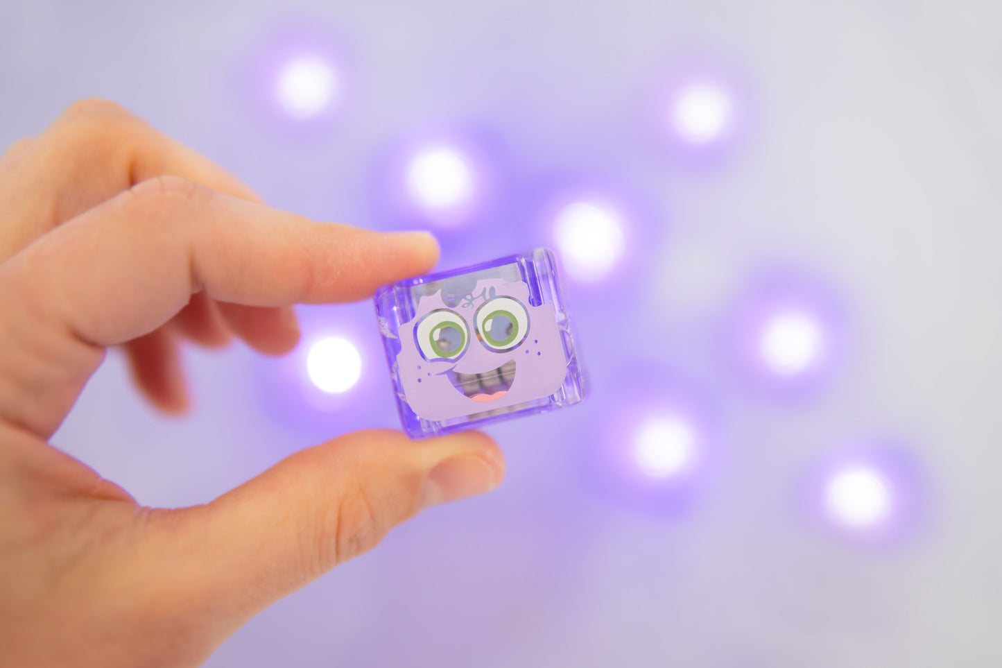 Lumi cubes lumineux violet